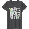 imageStar Wars The Clone Wars Ahsoka Tano Gradient Lightsaber TShirtDark Heather Grey