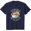imageStar Wars The Mandalorian Grogu Feed Snacks ampamp Call Me Cute TShirtNavy Blue