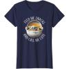 imageStar Wars The Mandalorian Grogu Feed Snacks ampamp Call Me Cute TShirtNavy Blue
