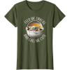 imageStar Wars The Mandalorian Grogu Feed Snacks ampamp Call Me Cute TShirtOlive Green