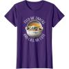 imageStar Wars The Mandalorian Grogu Feed Snacks ampamp Call Me Cute TShirtPurple