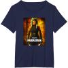 imageStar Wars The Mandalorian Season 2 Ahsoka Tano Poster TShirtNavy Blue