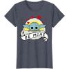 imageStar Wars The Mandalorian The Child Be Mine Valentines Day TShirtHeather Blue