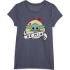 imageStar Wars The Mandalorian The Child Be Mine Valentines Day TShirtHeather Blue
