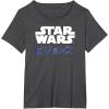 imageStar Wars Visions Kanji Logo TShirtDark Heather Grey