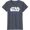 imageStar Wars Visions Kanji Logo TShirtHeather Blue