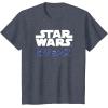 imageStar Wars Visions Kanji Logo TShirtHeather Blue