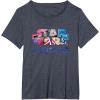 imageStar Wars Visions Logo TShirtHeather Blue