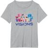 imageStar Wars Visions Logo TShirtHeather Grey