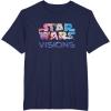 imageStar Wars Visions Logo TShirtNavy Blue