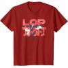 imageStar Wars Visions Lop Back To Back Logo TShirtCranberry Red