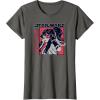 imageStar Wars Visions Lop Kanji Logo Portrait TShirtAsphalt Grey