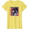 imageStar Wars Visions Lop Kanji Logo Portrait TShirtLemon Yellow