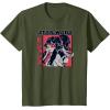 imageStar Wars Visions Lop Kanji Logo Portrait TShirtOlive Green