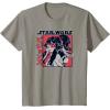 imageStar Wars Visions Lop Kanji Logo Portrait TShirtSlate Grey