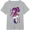 imageStar Wars Visions Lop Ocho Rivals Poster TShirtHeather Grey