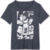 imageStar Wars Visions Lop ampamp Ocho Group Shot Panels TShirtHeather Blue