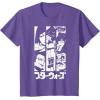 imageStar Wars Visions Lop ampamp Ocho Group Shot Panels TShirtPurple Heather
