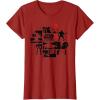imageStar Wars Visions Volume 1 Episodes Japanese Anime Memories TShirtCranberry Red