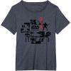 imageStar Wars Visions Volume 1 Episodes Japanese Anime Memories TShirtHeather Blue