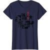 imageStar Wars Visions Volume 1 Episodes Japanese Anime Memories TShirtNavy Blue