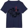 imageStar Wars Visions Volume 1 Episodes Japanese Anime Memories TShirtNavy Blue