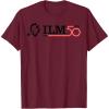 imageILM 50th Anniversary Industrial Light ampamp Magic Logo TShirtBurgundy