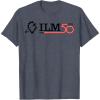 imageILM 50th Anniversary Industrial Light ampamp Magic Logo TShirtHeather Blue