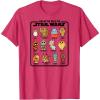 imageStar Wars  Galactic Pals of Star Wars TShirtRed Heather