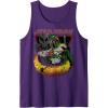 imageStar Wars Boba Fett Tatooine Flame Retro Poster Tank TopPurple