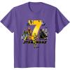 imageStar Wars Classic Characters Seventh Birthday 7 Years Old TShirtPurple Heather