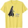 imageStar Wars Darth Vader the Dog Walker Meme TShirtLemon Yellow