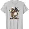 imageStar Wars The Book Of Boba Fett Bantha Riding Triangle Fill TShirtSilver Grey