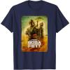 imageStar Wars The Book Of Boba Fett Group Shot Desert Poster V2 TShirtNavy Blue