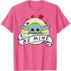 imageStar Wars The Mandalorian The Child Be Mine Valentines Day TShirtPink Heather