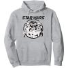 imageStar Wars Visions Dark Side Poster Pullover HoodieHeather Grey