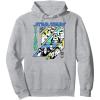 imageStar Wars Visions Kanji Slant Panels Pullover HoodieHeather Grey