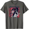 imageStar Wars Visions Lop Kanji Logo Portrait TShirtAsphalt Grey