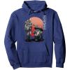 imageStar Wars Visions Samurai Droid Sunset Pullover HoodieNavy Blue