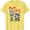 imageStar Wars Visions Samurai Droids TShirtLemon Yellow