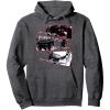 imageStar Wars Visions Stacked Panel Poster Pullover HoodieDark Heather Grey