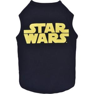 imageFetch for Pets Star Wars Black Logo Tank Dog TShirt XLargeXS