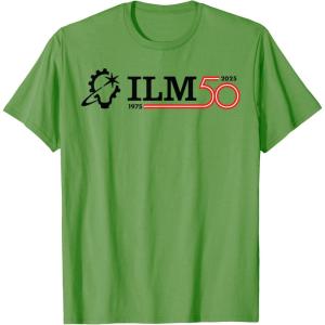 imageILM 50th Anniversary Industrial Light ampamp Magic Logo TShirtGrass Green