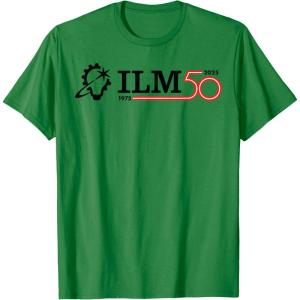 imageILM 50th Anniversary Industrial Light ampamp Magic Logo TShirtKelly Green