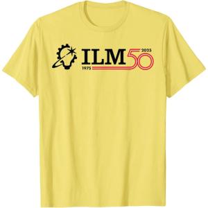 imageILM 50th Anniversary Industrial Light ampamp Magic Logo TShirtLemon Yellow