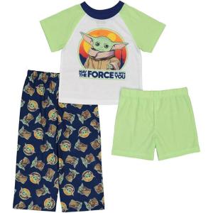 imageSTAR WARS Boys 3Piece Loosefit Pajama Set Soft ampamp Cute for KidsForce With You