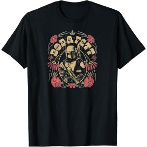 imageStar Wars  Boba Fett Boho Inspired TShirtBlack