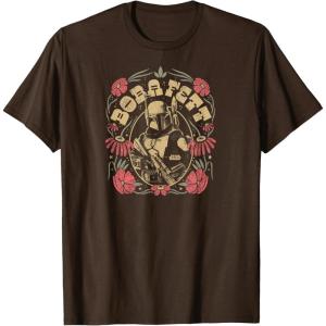 imageStar Wars  Boba Fett Boho Inspired TShirtBrown