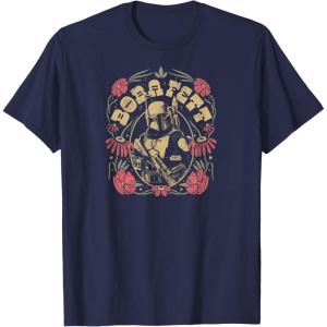 imageStar Wars  Boba Fett Boho Inspired TShirtNavy Blue
