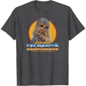 imageStar Wars  Chewbacca TShirtDark Heather Grey